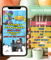 Spidey Invitation with Photo | Video Invite | Instant Download