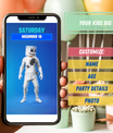 Fortnite Invitation with Photo | Video Invite | Birthday | Instant Download