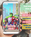 Spidey Invitation with Photo | Instant Download | Video Invite