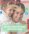 Mermaid Invitation with Photo | Video Invite | Instant Download