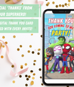 Spidey Invitation with Photo | Instant Download | Video Invite
