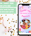 Gracie's Corner Invitation with Photo | Video Invite | Instant Download
