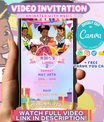 Gracie's Corner Invitation with Photo | Video Invite | Instant Download