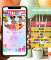 Gracie's Corner Invitation with Photo | Video Invite | Instant Download