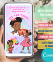 Gracie's Corner Invitation with Photo | Video Invite | Instant Download