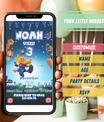 Dog Man Invitation | Video Invite | Instant Download or Done-For-You