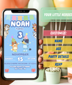 Bluey Invitation | Video Invite | Instant Download or Done-For-You