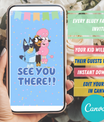 Bluey Invitation | Video Invite | Instant Download or Done-For-You