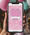 Pink Paw Patrol Skye Invitation | Video Photo Invite | DIY or Done-For-You